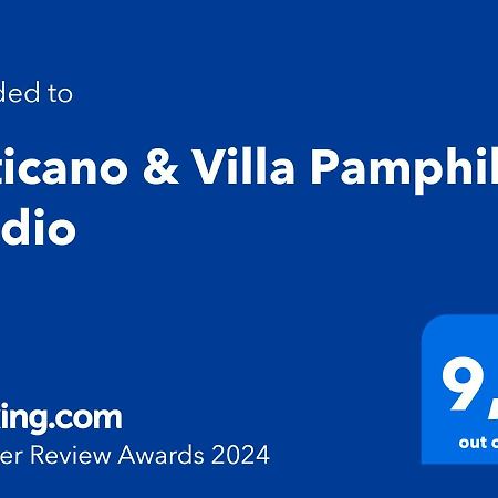 Vaticano & Villa Pamphilj Studio Rzym Zewnętrze zdjęcie